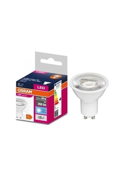 Osram Value PAR16 50 36D 4.5W Soğuk Beyaz 4000K GU10 LED Ampul modelleri