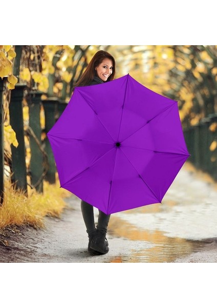 Mor Şemsiye Tam Otomatik Mor Şemsiye - Mor fırsatları