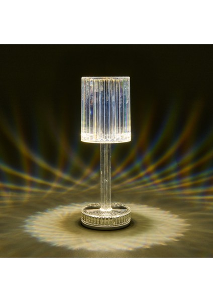 Lokino KRD-6946 LED Dokunmatik Lamba - Şeffaf