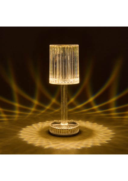 Lokino KRD-6946 LED Dokunmatik Lamba - Şeffaf