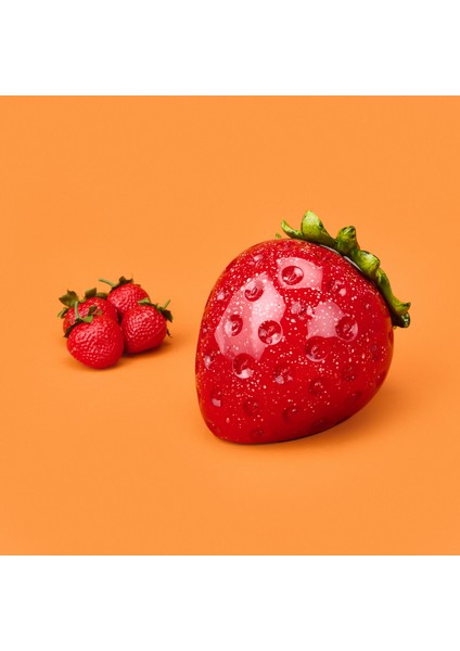 Deco Strawberry Dekor - Kırmızı - 13 cm modelleri