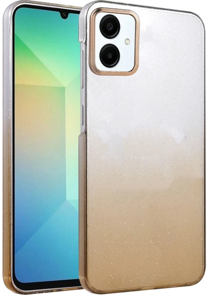 Samsung Galaxy A06 Kılıf Simli Shinys Glossy Renk Geçişli Kapak
