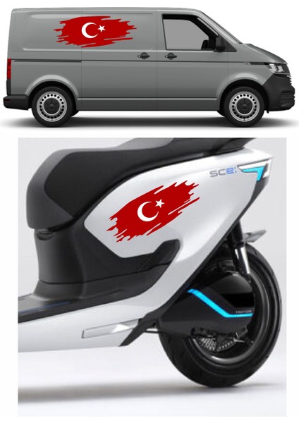 Türk Bayragı Ay Yıldız Yırtıklı Paçalı Türk Bayrağı Türk Bayrak Sticker 00362 fiyatları