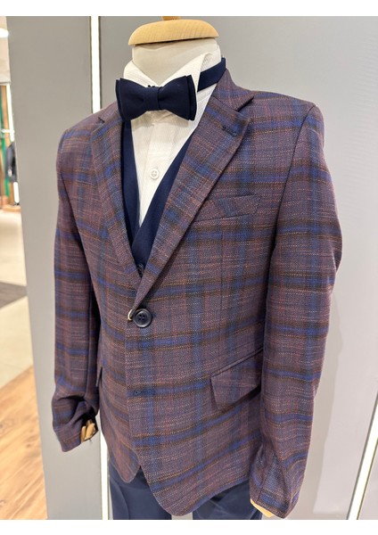 Erkek Çocuk Ekoseli Takım 2572-27 indirimleri