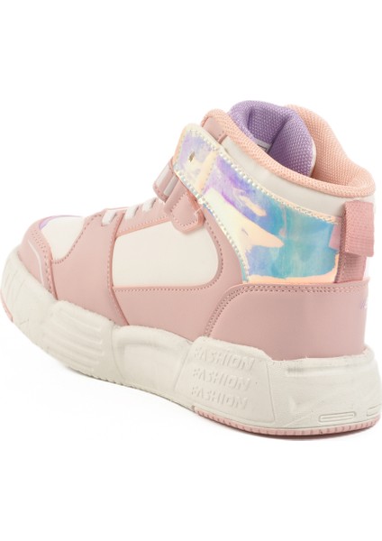 Pudra Cırtlı Kız Çocuk Hi Sneaker fırsatları