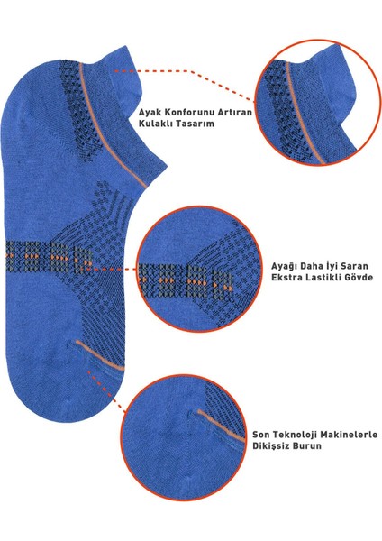 Dikişsiz Kulaklı Bambu Süper Patik Çorap fiyatları