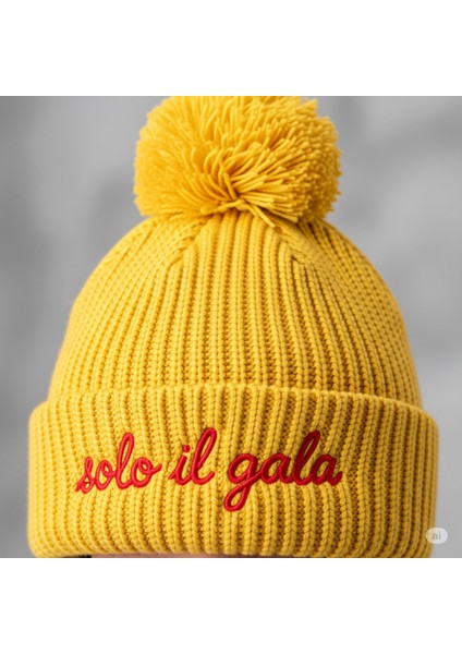 Solo Il Gala Yazılı Kışlık Örme Unisex Bebek Bere fiyatları