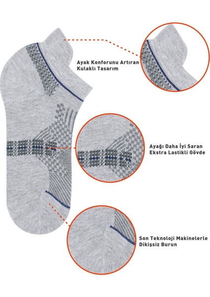 Dikişsiz Kulaklı Bambu Süper Patik Çorap fiyatları