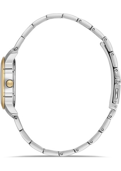 DK.1.AG1410.05 Taşlı Tasarım Çelik Kordon Çelik Kasa 5 Atm Suya Dayanıklı Metalik-Altın Renk Kadın Kol Saati fiyatları