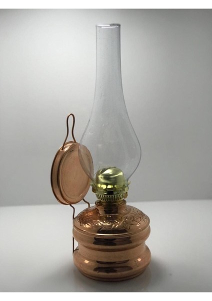 Bakır Büyük Boy Gaz Lambası, Şık ve Kullanışlı Dekoratif Aydınlatma Seçeneği