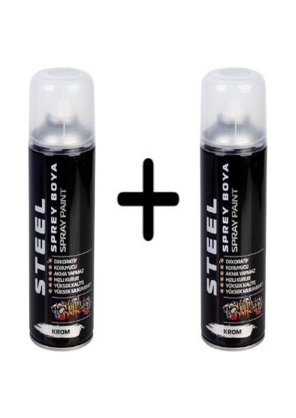 Sprey Boya 400ML Krom ST-0529 3223-2 Adet Erpilsan Elektronik