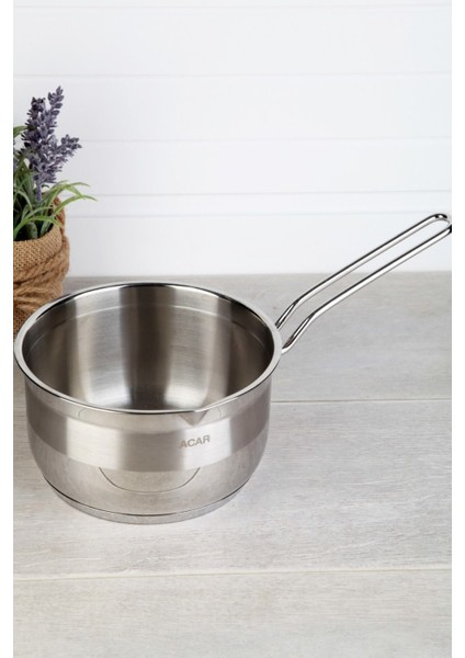 16 cm Derin Mini Saplı Tencere, Sütlük ve Kaçerola, Şık ve Kullanışlı Mutfak Gereci