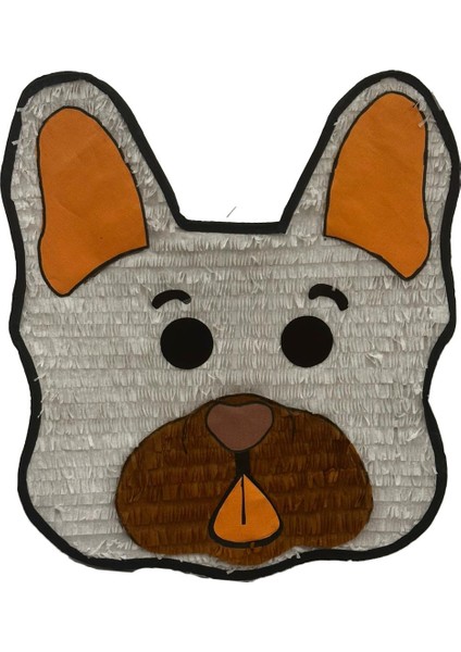Beyaz Köpek Şekilli Pinyata 42X10X45CM