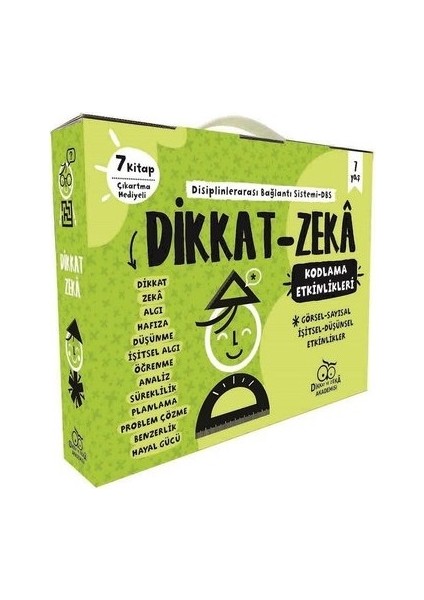 Dikkat Zeka 1. Sınıf Seti 7 Yaş- 7 Kitap Set