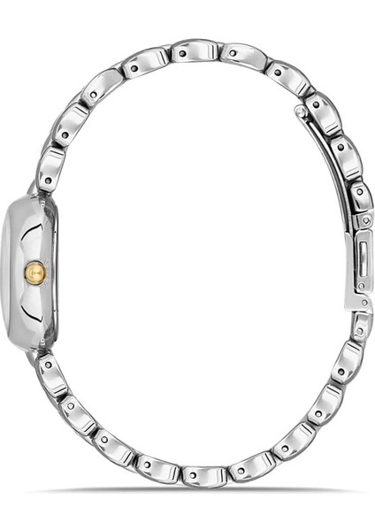 DK.1.AG1422.03 Romen Rakamlı Oval Kadranlı Çelik Kordon Çelik Kasa 3 Atm Suya Dayanıklı Metalik-Altın Renk Kadın Kol Saati fiyatları