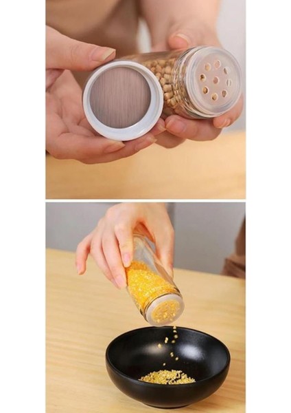 Dönerli 12'li Paslanmaz Çelik Baharatlık Seti, Şık ve Işlevsel Mutfağa Uygun fırsatları