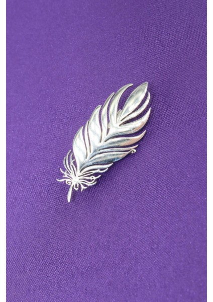 Çelik Silver Kuş Tüy Broş. Yaka Iğnesi Kuş Tüyü Broş. Erkek Broş. Kadın Broş. Kuş Tüylü Broş. fırsatları