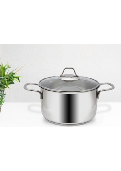 22CM Derin Paslanmaz Tencere, Dayanıklı ve Şık Mutfak Gereci fiyatları