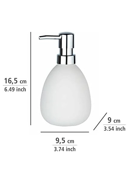 Polaris Sabunluk Mat Beyaz Seramik Sıvı Sabunluk Beyaz fiyatları