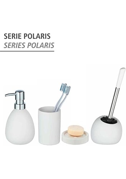 Polaris Sabunluk Mat Beyaz Seramik Sıvı Sabunluk Beyaz modelleri