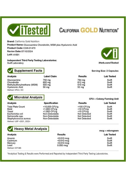 Glucosamine Chondroitin Msm Plus Hyaluronic Acid 60 Veggie Kapsül modelleri