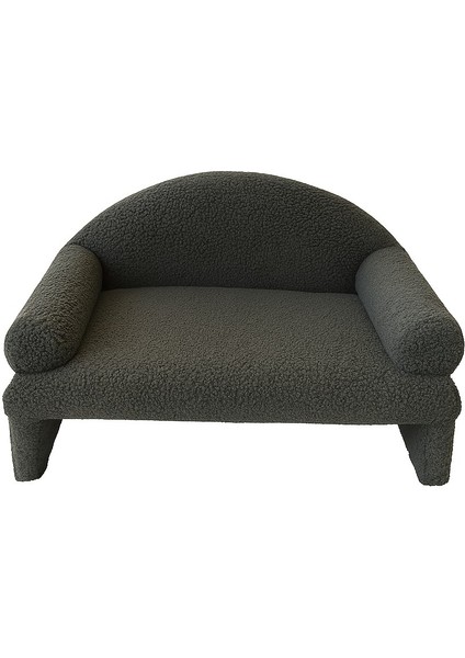 Pet Peluş Kedi Oturma Koltuğu Kedi Yatağı Antrasit