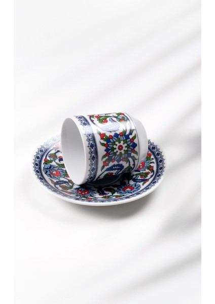 12 Parça Kahve Fincanı Takımı, 6 Kişilik, Özel Desenli, Gri Renk fiyatları