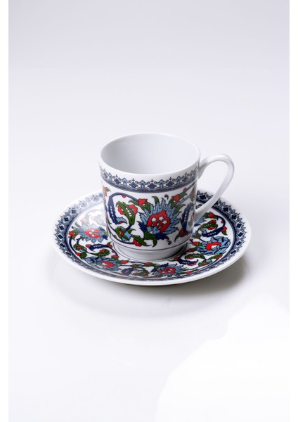 12 Parça Kahve Fincanı Takımı, 6 Kişilik, Özel Desenli, Gri Renk modelleri