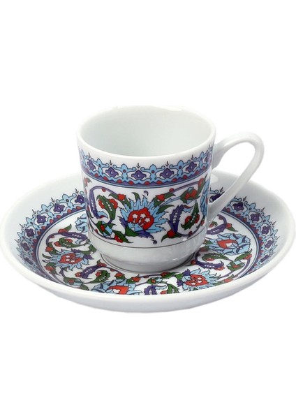 12 Parça Kahve Fincanı Takımı, 6 Kişilik, Özel Desenli, Gri Renk indirimleri