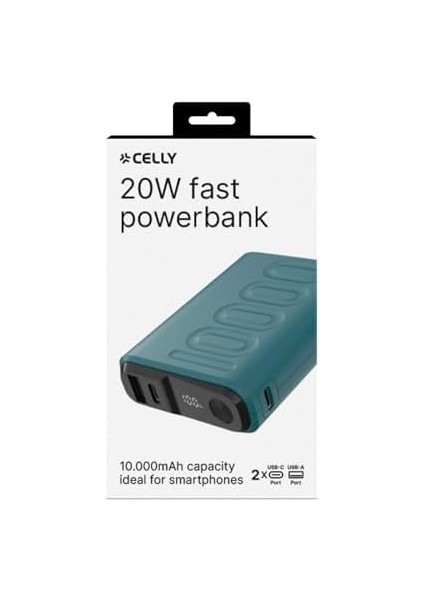 Powerbank Pd 20W 10.000 Mah,iki Bağlantı Noktası: Usb-C ve Usb-A,kompakt ve Hafif Tasarım fiyatları