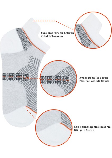 Dikişsiz Kulaklı Bambu Süper Patik Çorap fiyatları