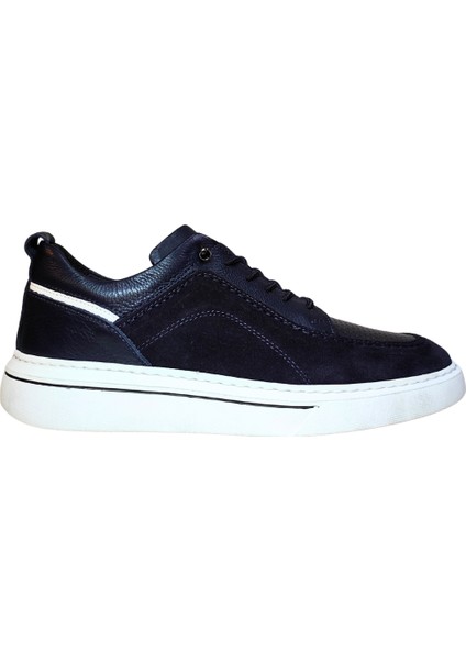 Erkek W Shoes Hakiki Deri Lastik Bağcıklı El Yapımı Sneaker Ayakkabı 25WM0302