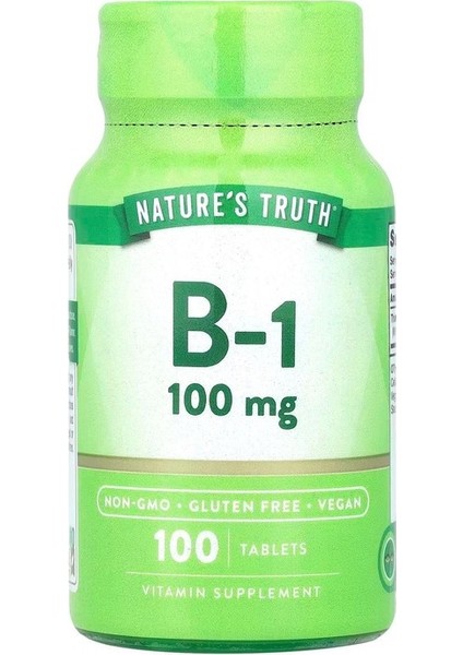 B-1 100 mg 100 100 Tablets