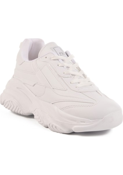 Beyaz Bağcıklı Kadın Sneaker modelleri