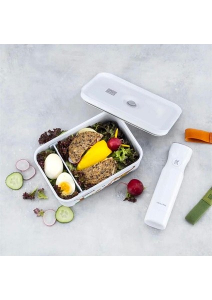 Vakumlu Plastik Yemek Kabı, Orta Boy, Beyaz, Pratik ve Sağlıklı Saklama Çözümü modelleri