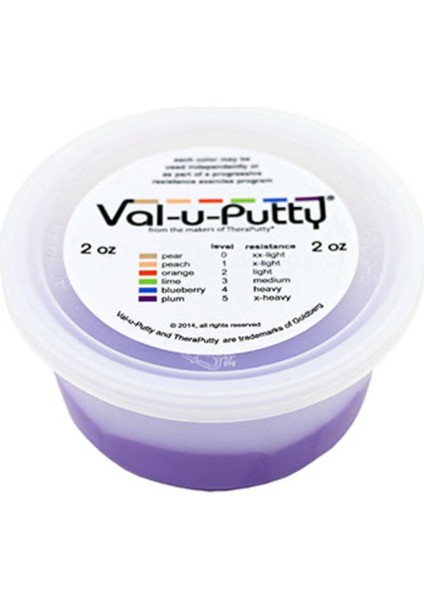 Yumuşak ve Esnek Egzersiz Macunu Seti, 6 Adet, 2 Oz, Renkli ve Dayanıklı