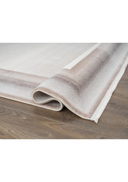 Truva TV033A Bej Rengi Halı Vizon Bej Geometrik Detaylı Akrilik Yumuşak Salon Oturma Odası Halısı modelleri