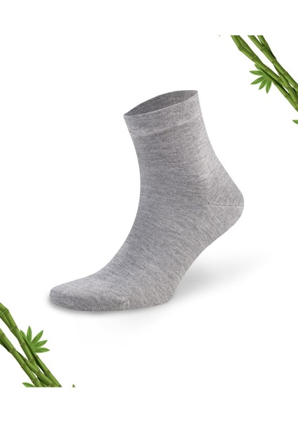 Premium Yazlık Grimelanj Renk Dikişsiz Erkek Bambu Yarım Konç Çorap 6'lı Set fiyatları