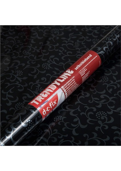 143-1003 Siyah Sarmaşık Desen Kendinden Yapışkanlı Folyo ( 45 cm x 1,5 mt ) modelleri