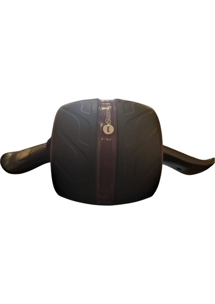 Siyah Renkli Egzersiz Tekerleği ile Güç ve Denge Çalışması