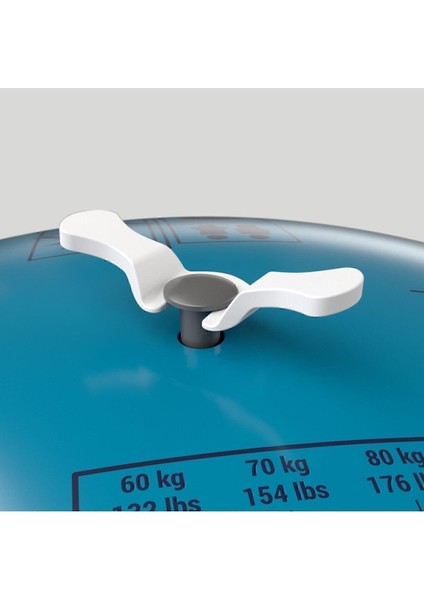 Turkuaz 65 cm Pilates ve Spor Topu, 2 Adet, Orta Boy