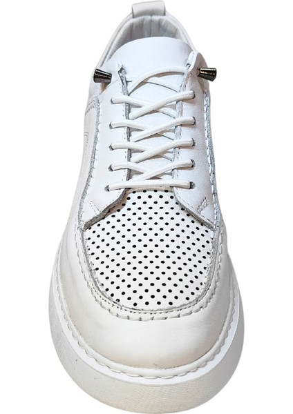 Erkek W Shoes Hakiki Deri Lastik Bağcıklı El Yapımı Sneaker Ayakkabı 25WM0302 modelleri