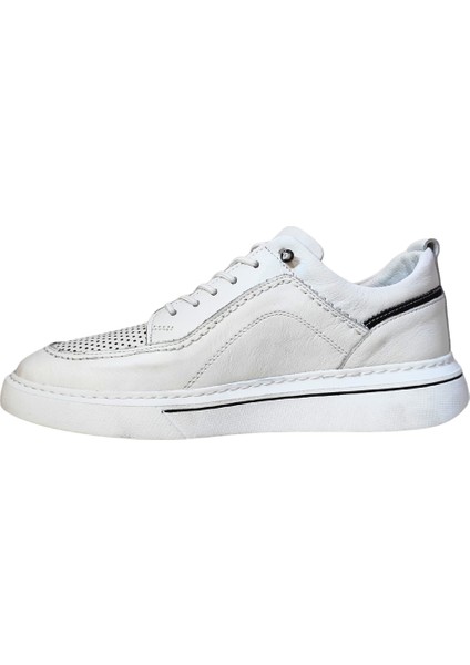 Erkek W Shoes Hakiki Deri Lastik Bağcıklı El Yapımı Sneaker Ayakkabı 25WM0302 fırsatları