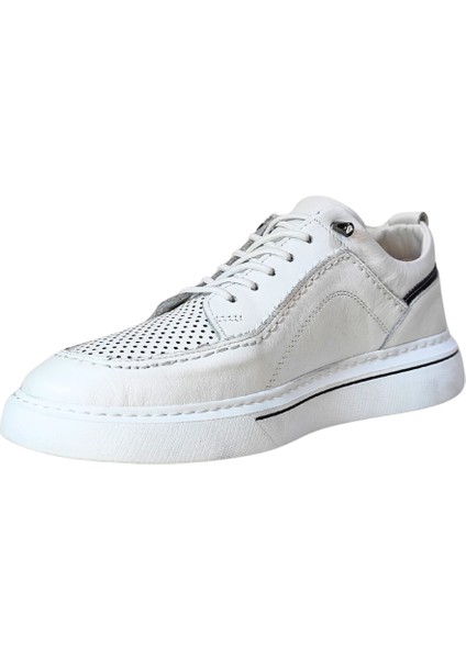 Erkek W Shoes Hakiki Deri Lastik Bağcıklı El Yapımı Sneaker Ayakkabı 25WM0302 indirimleri