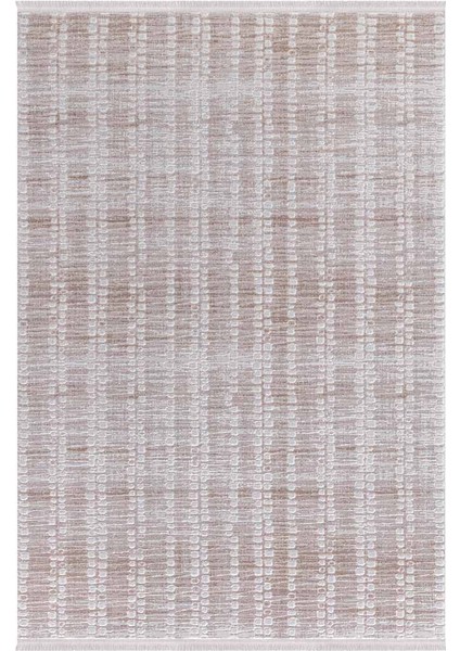 Saklıköy 3112A Bej Yumuşak Dokulu Tok Dokuma Modern Salon, Mutfak, Oturma, Çocuk Odası Halısı