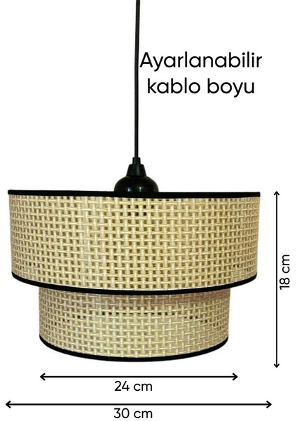 2 Katlı Hazeran Kumaş Sarkıt Avize, Salon ve Mutfak Için Şık Aydınlatma fiyatları