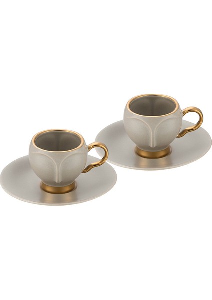 Krem 2'li Kahve Fincan Takımı, 100 Ml, Şık ve Kullanışlı Tasarım fiyatları