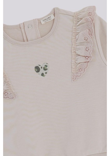 Bg Store Kız Bebek Ekru Eşofman Takım modelleri