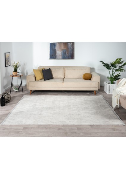 Kaftan KF005G Bej Halı Kabartma Desenli Akrilik Halı Tozuaz Salon Halısı Yatak Odası Halısı Koridor fiyatları