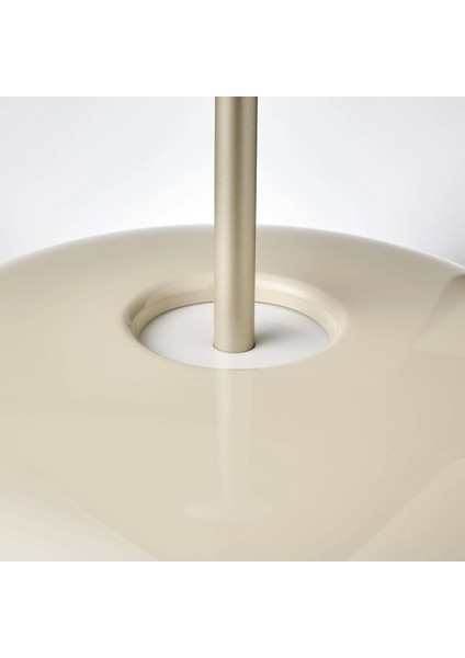 Modern Oval Bej Sarkıt Lamba, 37 Cm, Şık ve Zarif Salon Aydınlatması modelleri